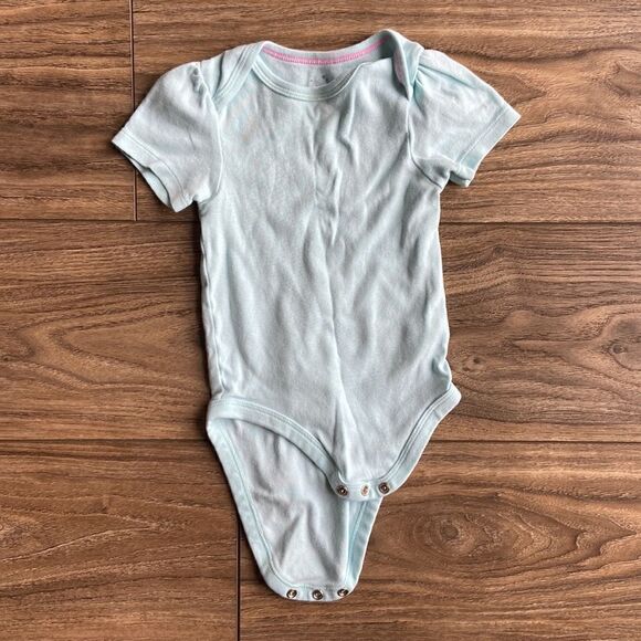 Onesies (3) in light blue || size 12 months - Picture 6 of 8